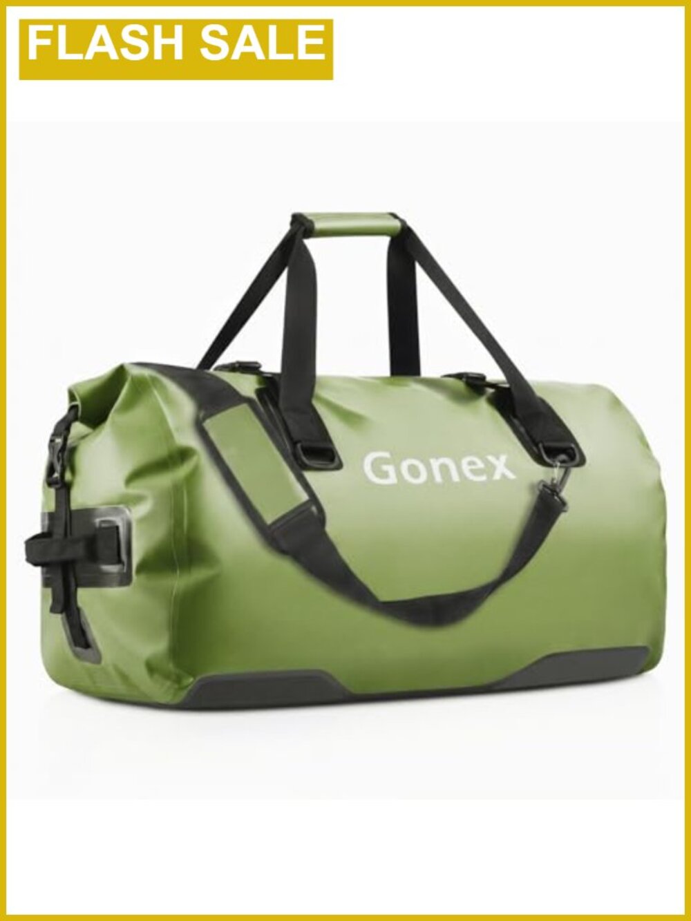 Waterproof 600D PVC Duffel Bag Roll-Top Dry Bag for Kayaking Boating